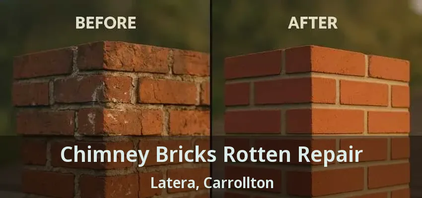 Chimney Bricks Rotten Repair Latera, Carrollton - TX