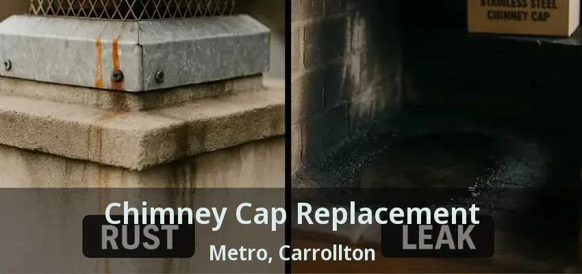 Chimney Cap Replacement Metro, Carrollton - TX