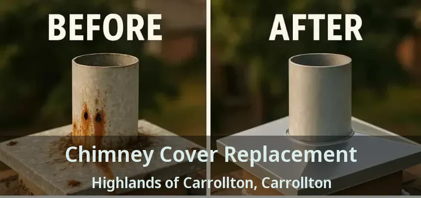 Chimney Cover Replacement Highlands of Carrollton, Carrollton - TX