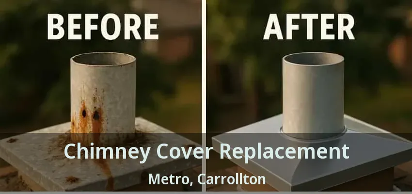 Chimney Cover Replacement Metro, Carrollton - TX