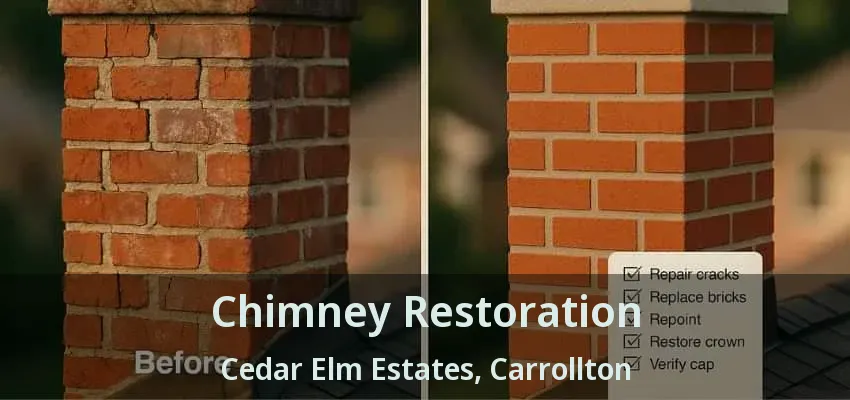 Chimney Restoration Cedar Elm Estates, Carrollton - TX