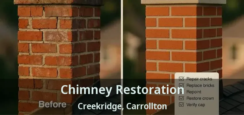 Chimney Restoration Creekridge, Carrollton - TX