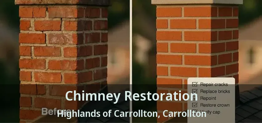Chimney Restoration Highlands of Carrollton, Carrollton - TX