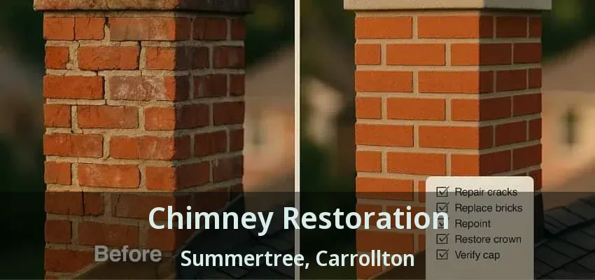 Chimney Restoration Summertree, Carrollton - TX