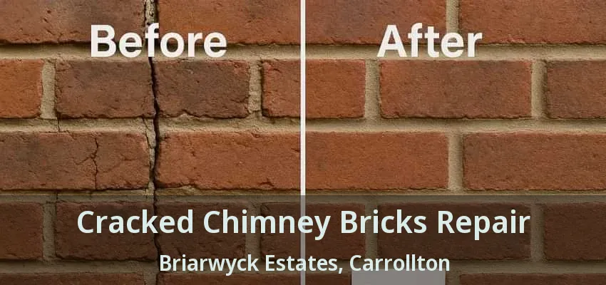 Cracked Chimney Bricks Repair Briarwyck Estates, Carrollton - TX
