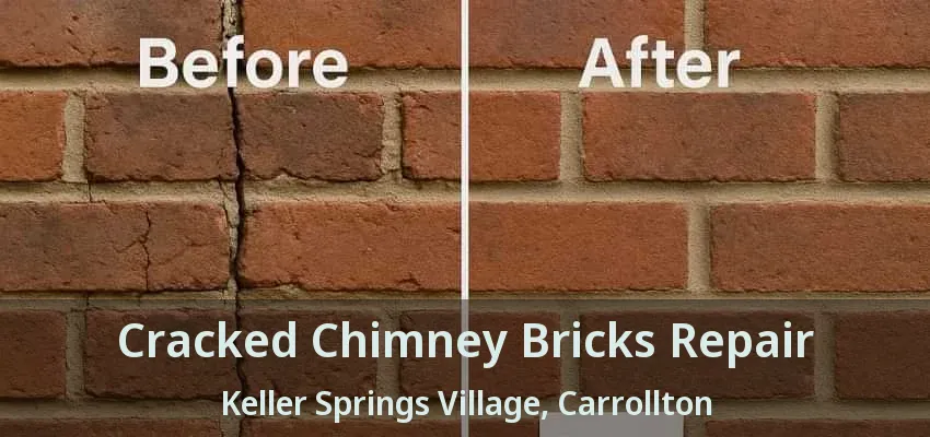 Cracked Chimney Bricks Repair Keller Springs Village, Carrollton - TX