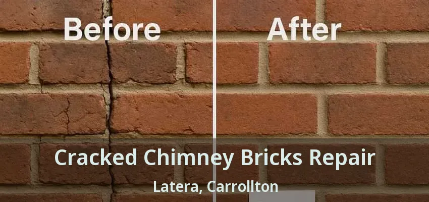 Cracked Chimney Bricks Repair Latera, Carrollton - TX