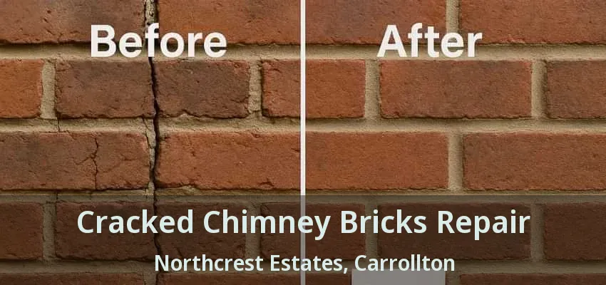 Cracked Chimney Bricks Repair Northcrest Estates, Carrollton - TX