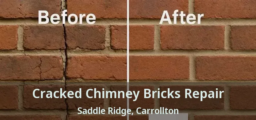 Cracked Chimney Bricks Repair Saddle Ridge, Carrollton - TX