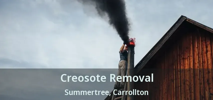 Creosote Removal Summertree, Carrollton - TX