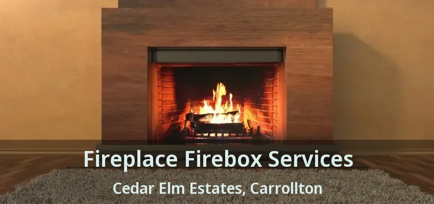 Fireplace Firebox Services Cedar Elm Estates, Carrollton - TX