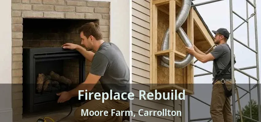 Fireplace Rebuild Moore Farm, Carrollton - TX