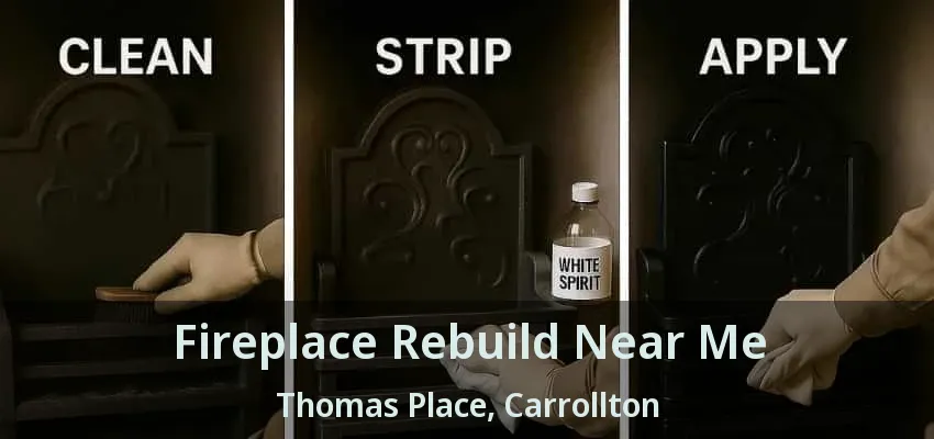 Fireplace Rebuild Near Me Thomas Place, Carrollton - TX