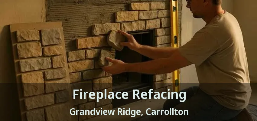 Fireplace Refacing Grandview Ridge, Carrollton - TX