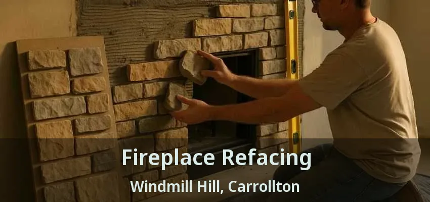 Fireplace Refacing Windmill Hill, Carrollton - TX