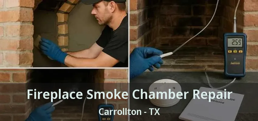 Fireplace Smoke Chamber Repair Carrollton - TX