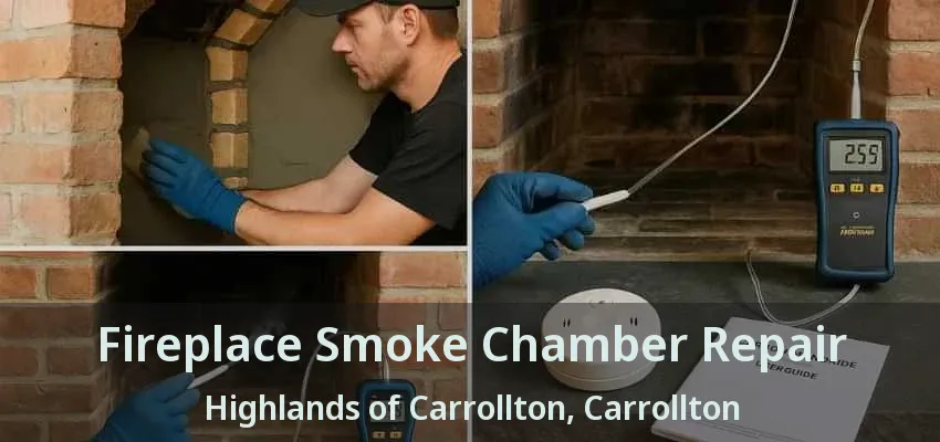 Fireplace Smoke Chamber Repair Highlands of Carrollton, Carrollton - TX