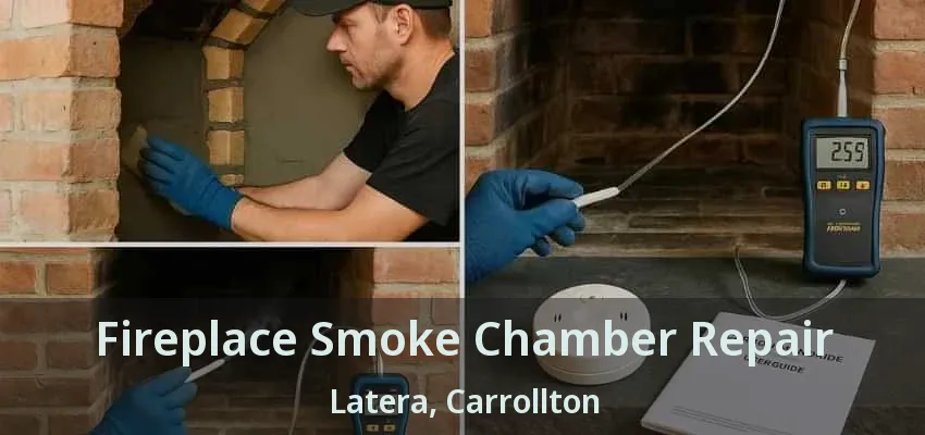 Fireplace Smoke Chamber Repair Latera, Carrollton - TX