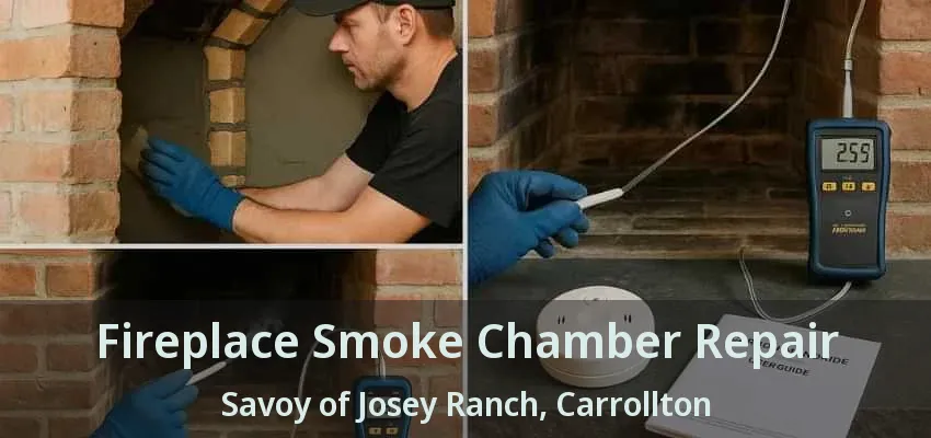 Fireplace Smoke Chamber Repair Savoy of Josey Ranch, Carrollton - TX