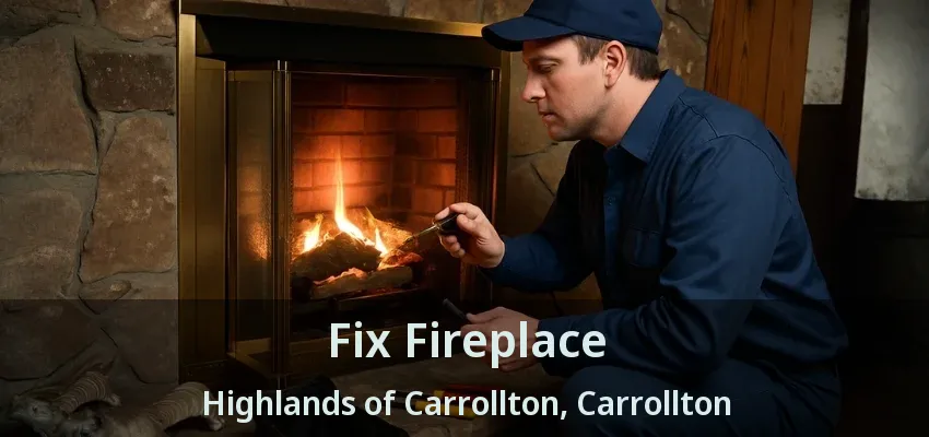 Fix Fireplace Highlands of Carrollton, Carrollton - TX
