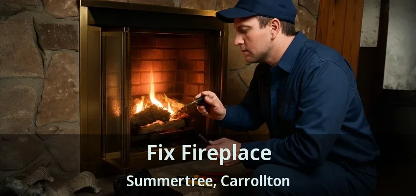Fix Fireplace Summertree, Carrollton - TX