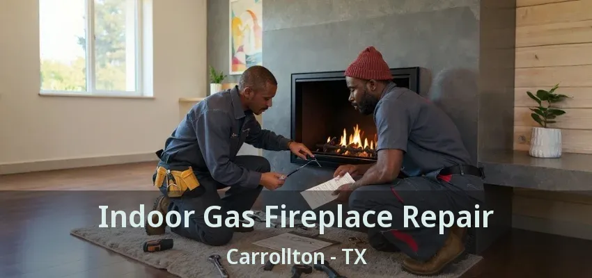 Indoor Gas Fireplace Repair Carrollton - TX