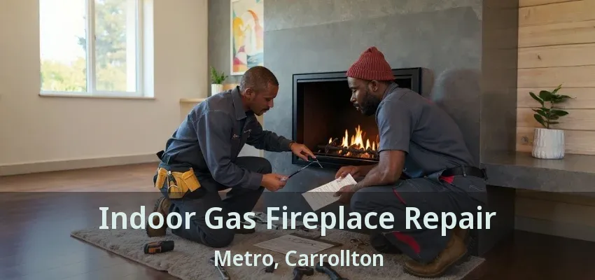 Indoor Gas Fireplace Repair Metro, Carrollton - TX