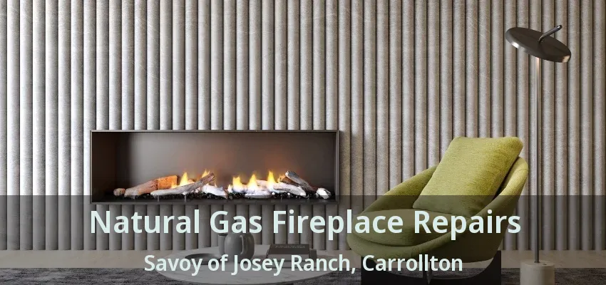Natural Gas Fireplace Repairs Savoy of Josey Ranch, Carrollton - TX