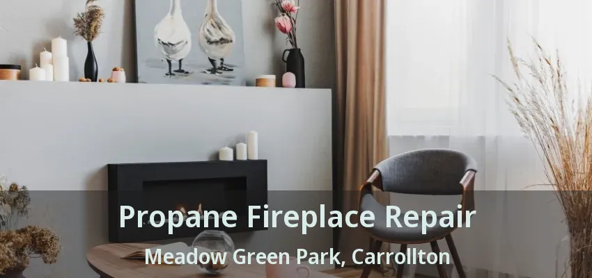 Propane Fireplace Repair Meadow Green Park, Carrollton - TX