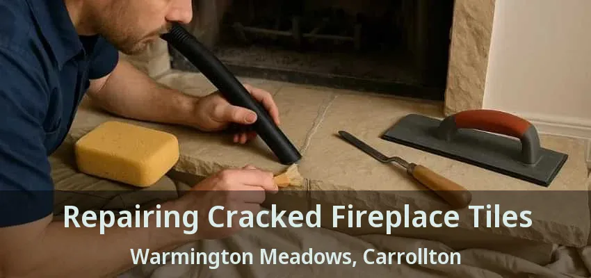 Repairing Cracked Fireplace Tiles Warmington Meadows, Carrollton - TX