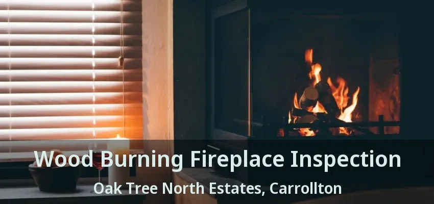 Wood Burning Fireplace Inspection Oak Tree North Estates, Carrollton - TX